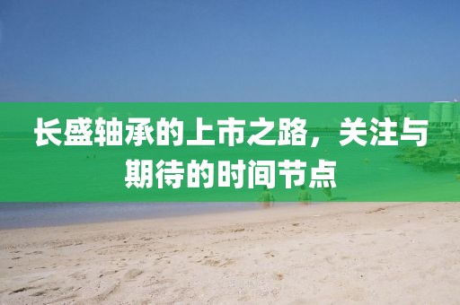 长盛轴承的上市之路，关注与期待的时间节点