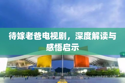 待嫁老爸电视剧，深度解读与感悟启示