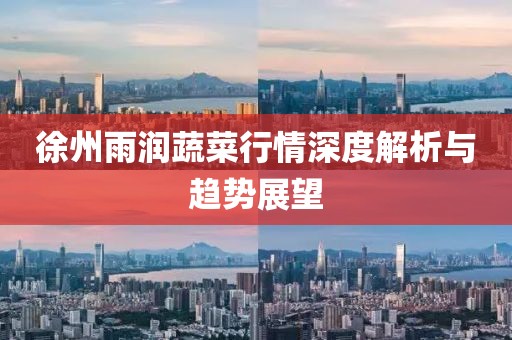 徐州雨润蔬菜行情深度解析与趋势展望