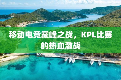 移动电竞巅峰之战，KPL比赛的热血激战