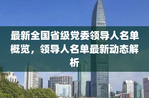 最新全国省级党委领导人名单概览，领导人名单最新动态解析