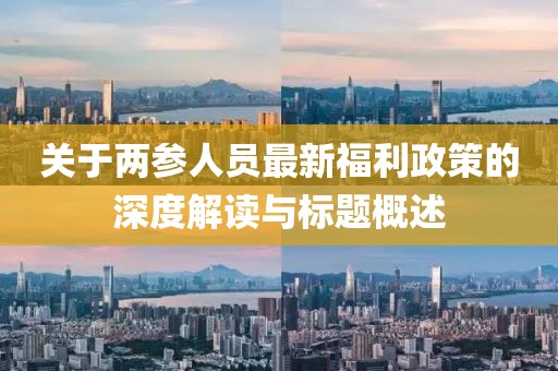 关于两参人员最新福利政策的深度解读与标题概述