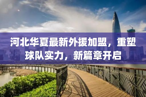 河北华夏最新外援加盟，重塑球队实力，新篇章开启