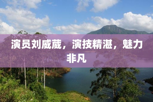 演员刘威葳，演技精湛，魅力非凡