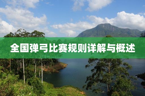 全国弹弓比赛规则详解与概述
