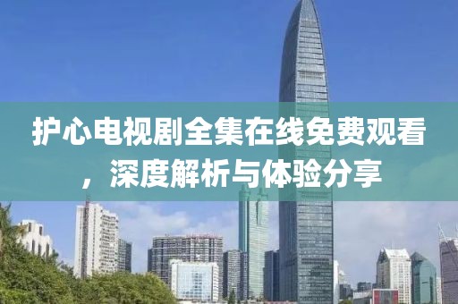 护心电视剧全集在线免费观看，深度解析与体验分享