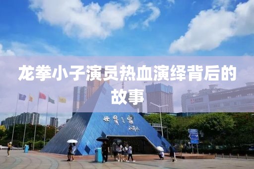 龙拳小子演员热血演绎背后的故事