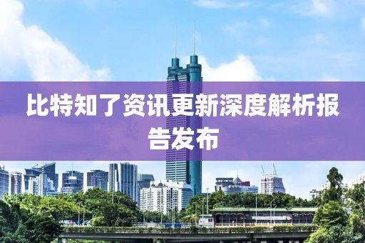 比特知了资讯更新深度解析报告发布