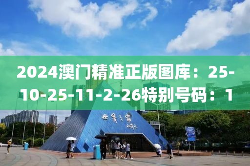 2024澳门精准正版图库：25-10-25-11-2-26特别号码：1
