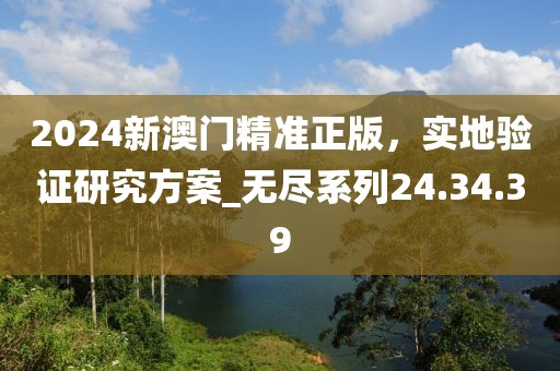 2024新澳门精准正版，实地验证研究方案_无尽系列24.34.39