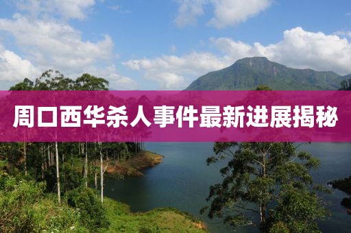 周口西华杀人事件最新进展揭秘