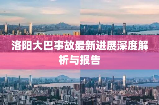 洛阳大巴事故最新进展深度解析与报告