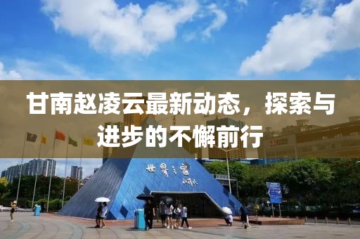 甘南赵凌云最新动态，探索与进步的不懈前行