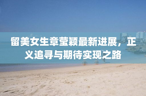 留美女生章莹颖最新进展，正义追寻与期待实现之路