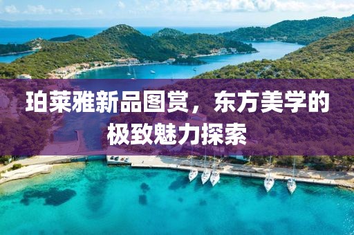 珀莱雅新品图赏，东方美学的极致魅力探索