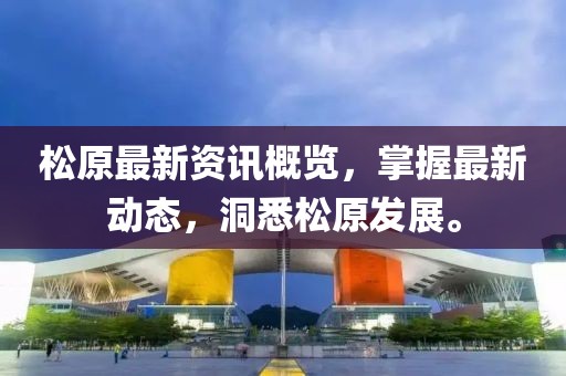 松原最新资讯概览，掌握最新动态，洞悉松原发展。