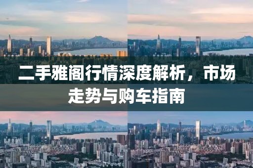 二手雅阁行情深度解析，市场走势与购车指南