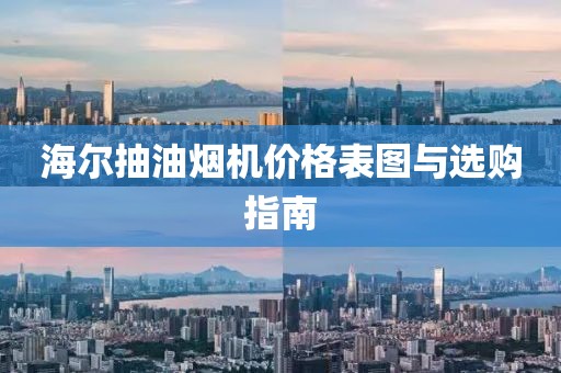 海尔抽油烟机价格表图与选购指南