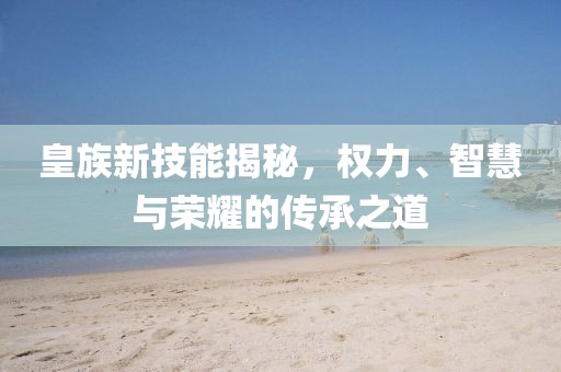 皇族新技能揭秘，权力、智慧与荣耀的传承之道
