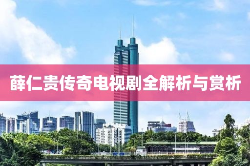 薛仁贵传奇电视剧全解析与赏析