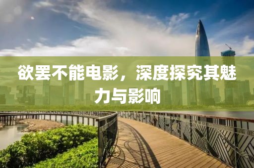 欲罢不能电影，深度探究其魅力与影响