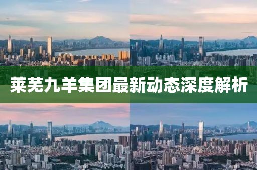 莱芜九羊集团最新动态深度解析