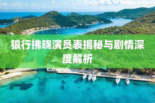 狼行拂晓演员表揭秘与剧情深度解析