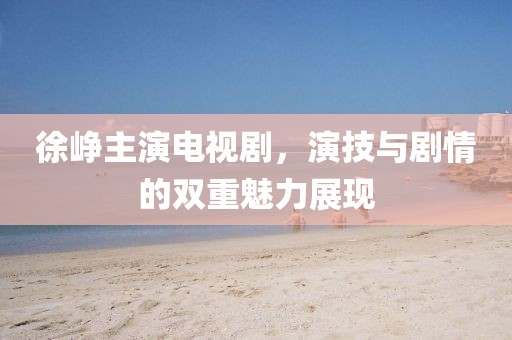 徐峥主演电视剧，演技与剧情的双重魅力展现
