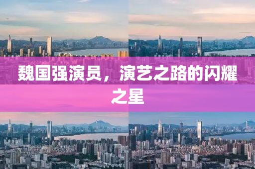 魏国强演员，演艺之路的闪耀之星