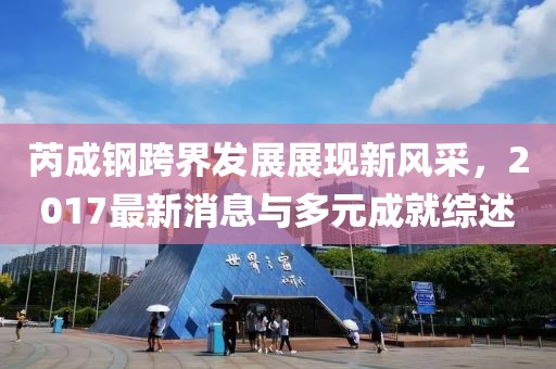 芮成钢跨界发展展现新风采，2017最新消息与多元成就综述