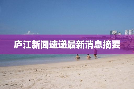 庐江新闻速递最新消息摘要
