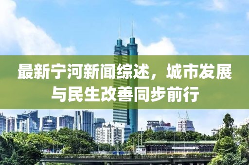 最新宁河新闻综述，城市发展与民生改善同步前行