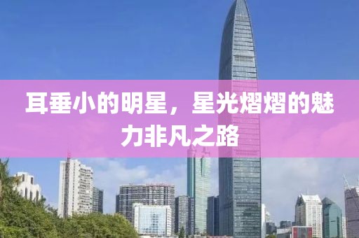 耳垂小的明星，星光熠熠的魅力非凡之路