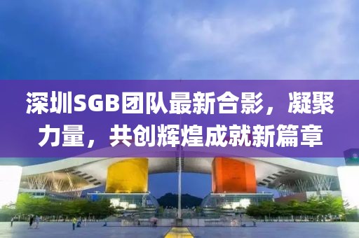 深圳SGB团队最新合影，凝聚力量，共创辉煌成就新篇章