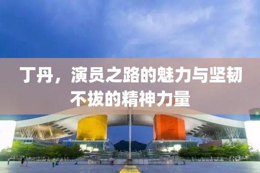 丁丹，演员之路的魅力与坚韧不拔的精神力量