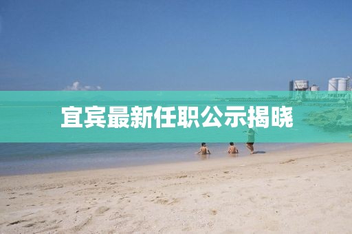 宜宾最新任职公示揭晓