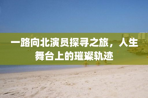 一路向北演员探寻之旅，人生舞台上的璀璨轨迹