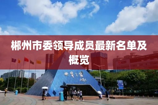 郴州市委领导成员最新名单及概览