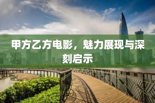 甲方乙方电影，魅力展现与深刻启示