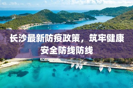 长沙最新防疫政策，筑牢健康安全防线防线