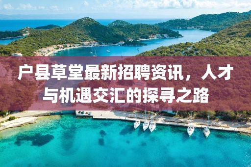 户县草堂最新招聘资讯，人才与机遇交汇的探寻之路