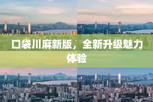 口袋川麻新版，全新升级魅力体验