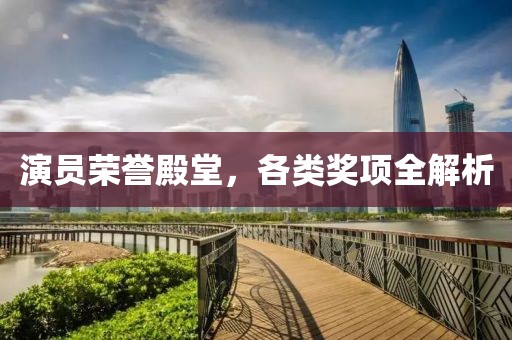 演员荣誉殿堂，各类奖项全解析