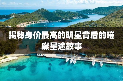 揭秘身价最高的明星背后的璀璨星途故事