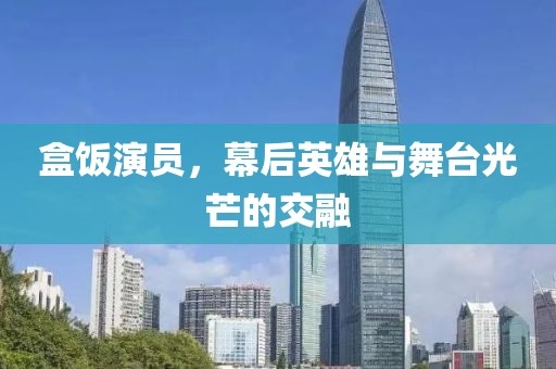 盒饭演员，幕后英雄与舞台光芒的交融