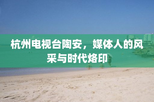 杭州电视台陶安,媒体人的风采与时代烙印