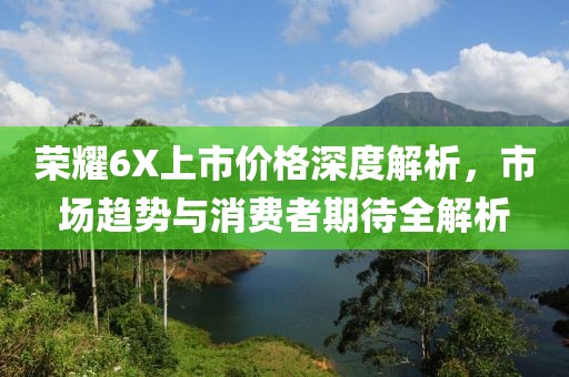 荣耀6X上市价格深度解析,市场趋势与消费者期待全解析
