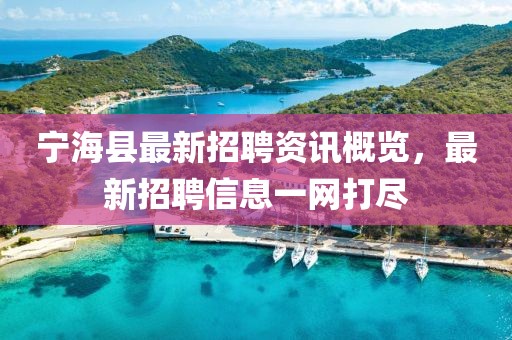 宁海县最新招聘资讯概览,最新招聘信息一网打尽