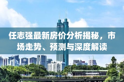 任志强最新房价分析揭秘，市场走势、预测与深度解读