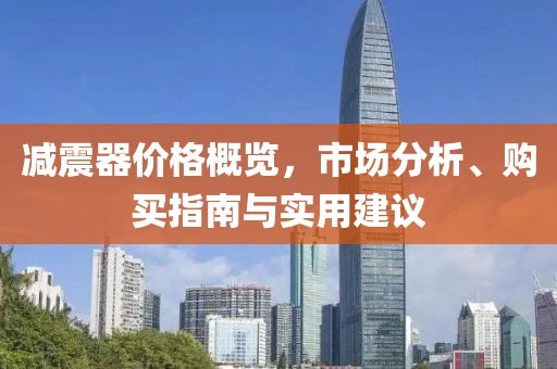 减震器价格概览,市场分析、购买指南与实用建议